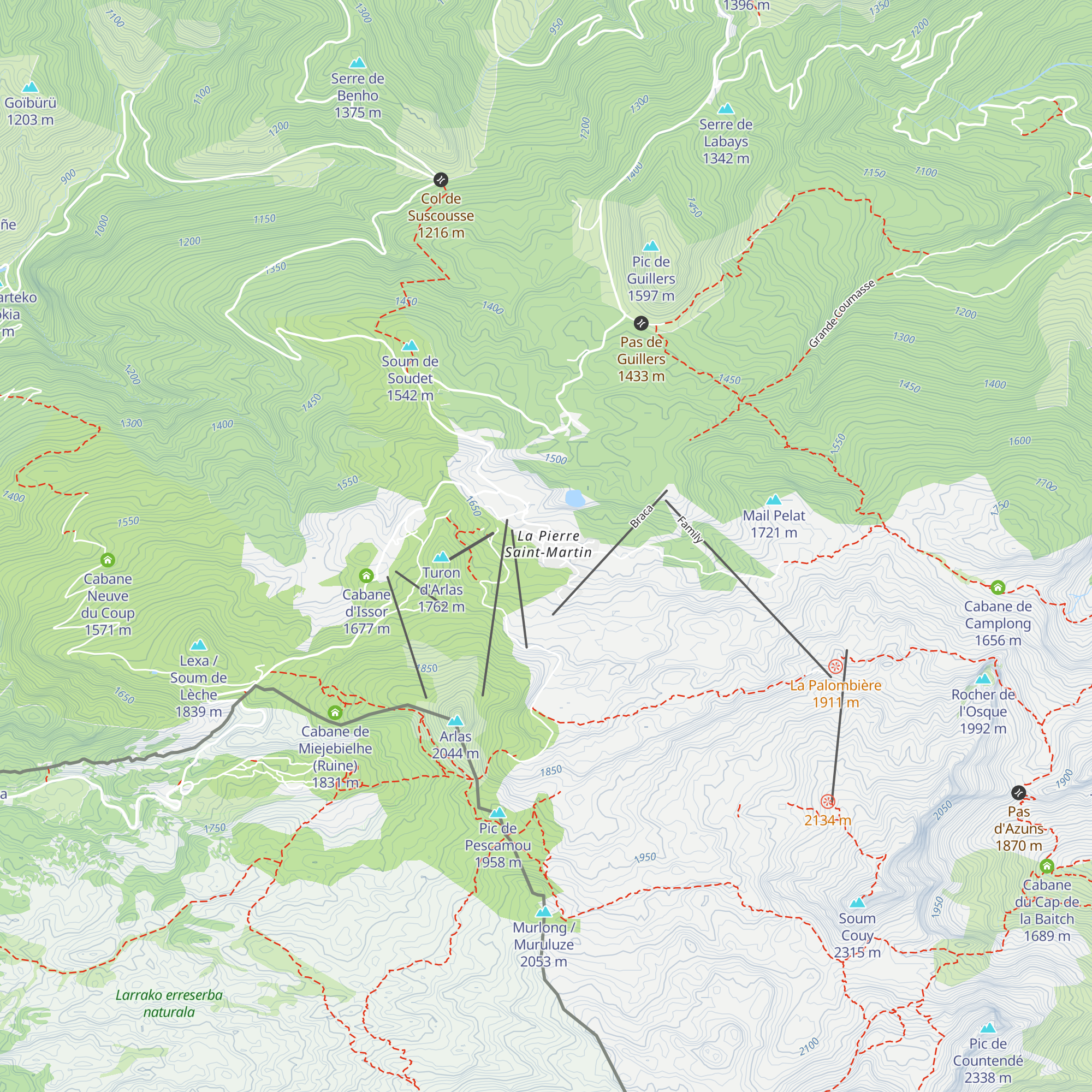 Office de Tourisme du Haut-Béarn map