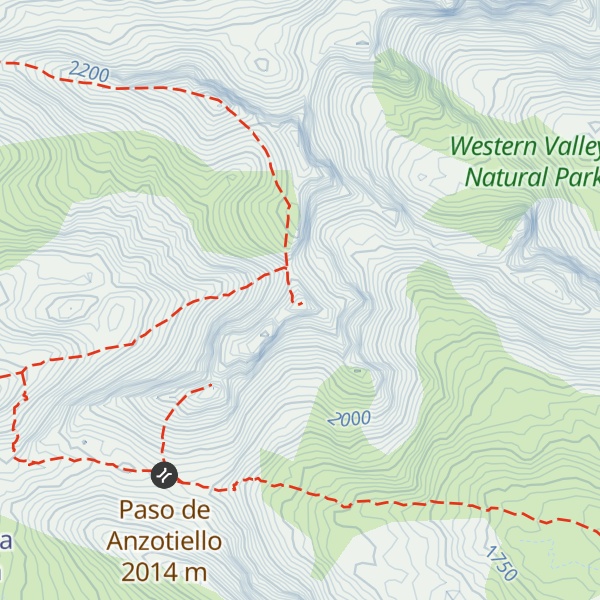 Map of Gorreta d'os Gabachos