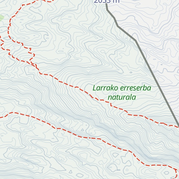 Map of Sierra de Añelarra
