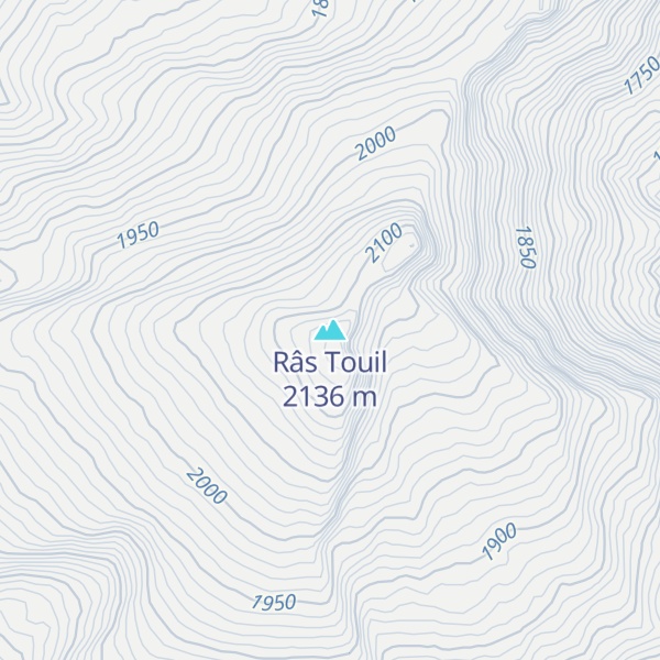 Map of Râs Touil