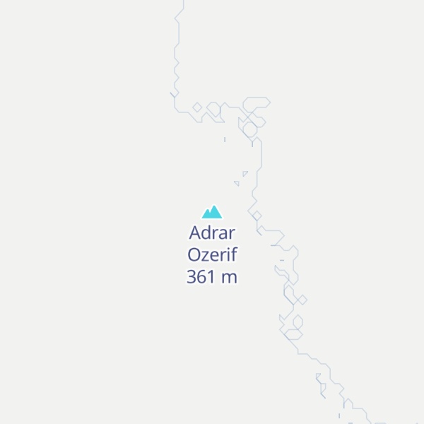 Map of Adrar Ozerif