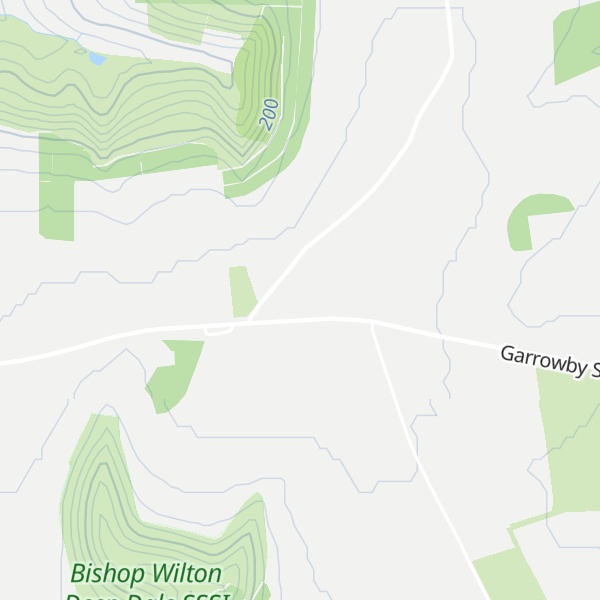 Map of Garrowby Hill