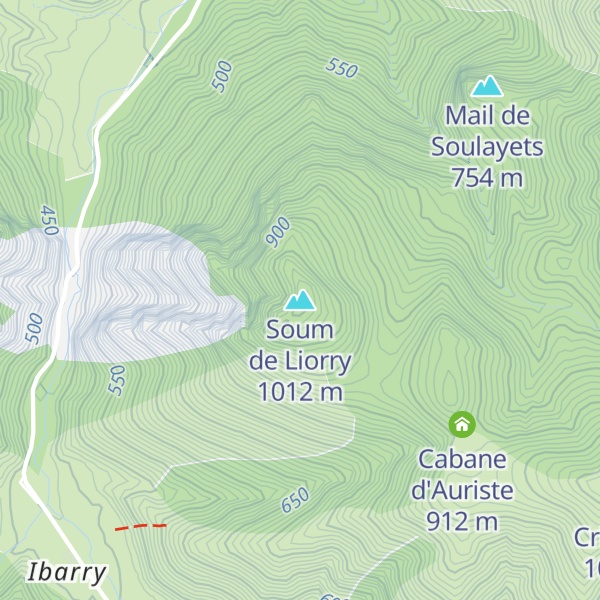 Map of Soum de Liorry