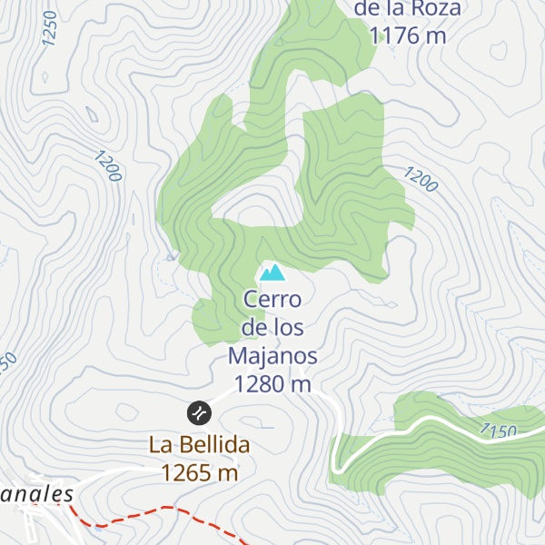 Map of Cerro de los Majanos