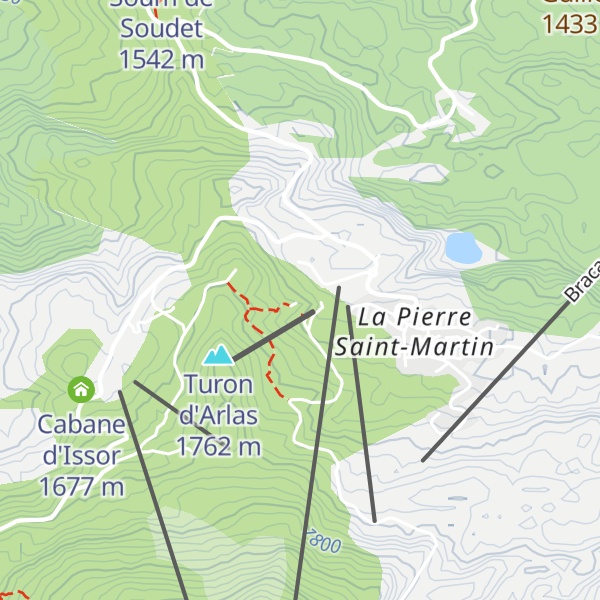 Map of Refuge Jeandel