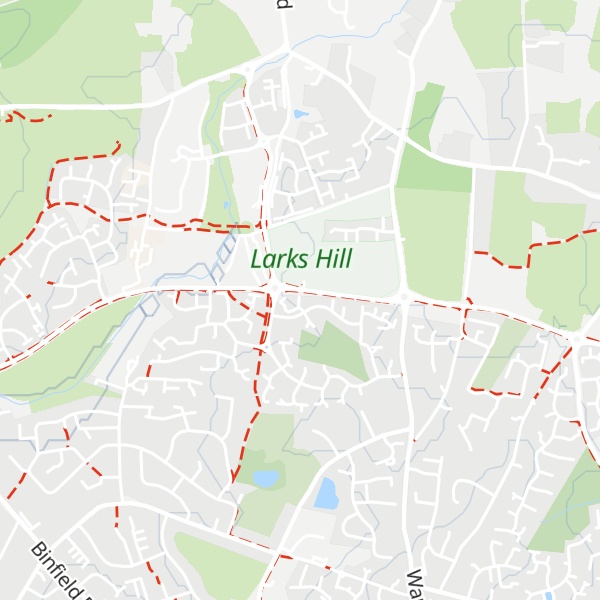 Map of Larks Hill