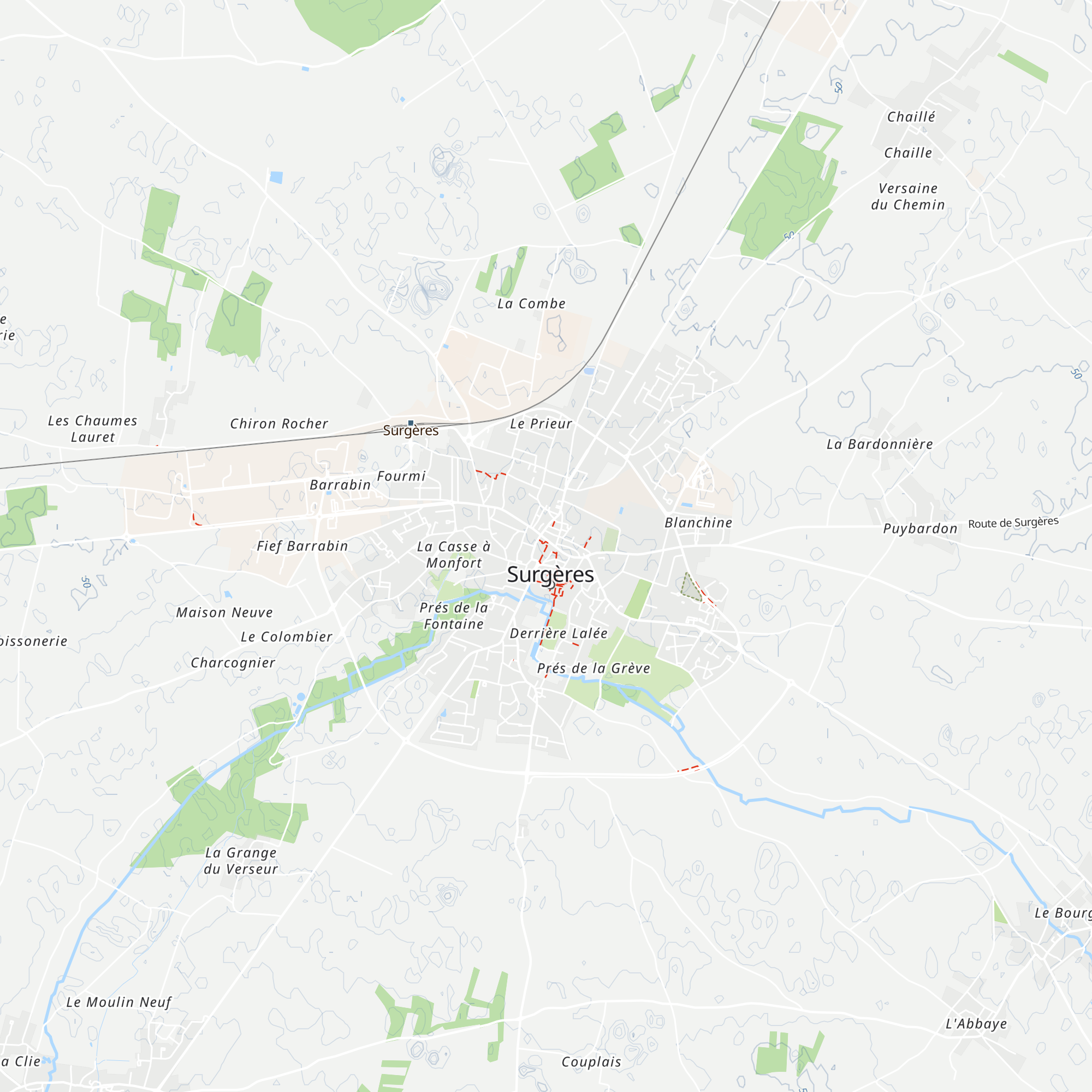 Office de tourisme de Surgères map