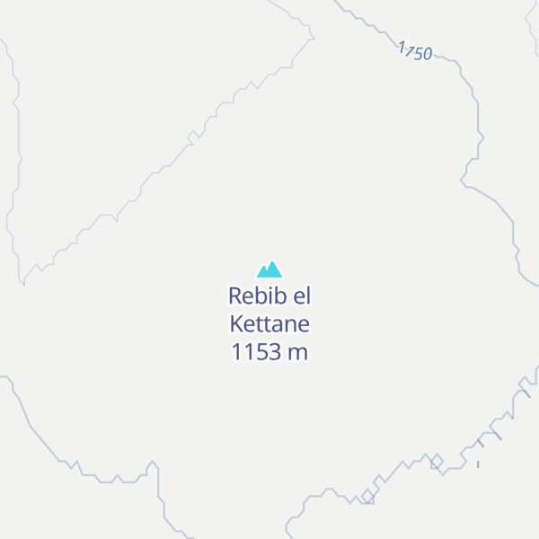 Map of Rebib el Kettane