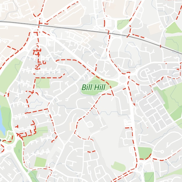 Map of Bill Hill