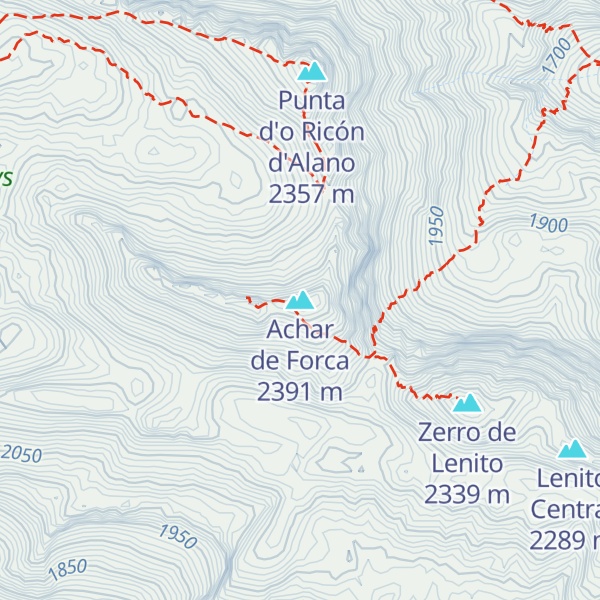 Map of Achar de Forca