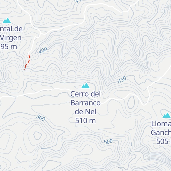 Map of Cerro del Barranco de Nel