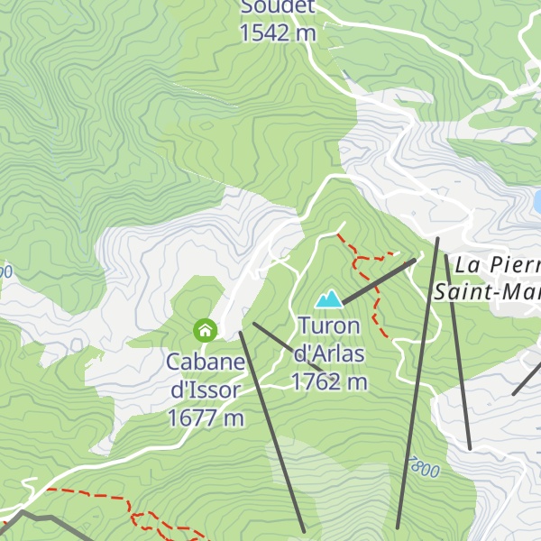 Map of Cabane d'Ance