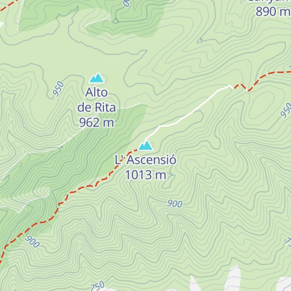 Map of L' Ascensió