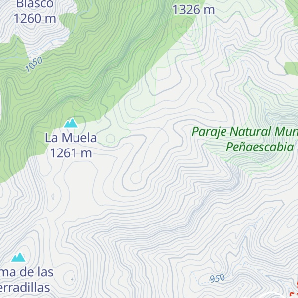 Map of Muela del Rebalsador