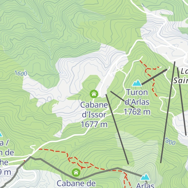 Map of Cabane d'Issor
