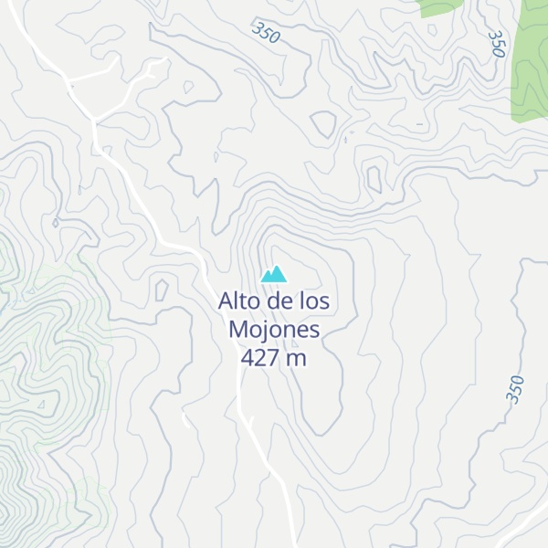 Map of Alto de los Mojones