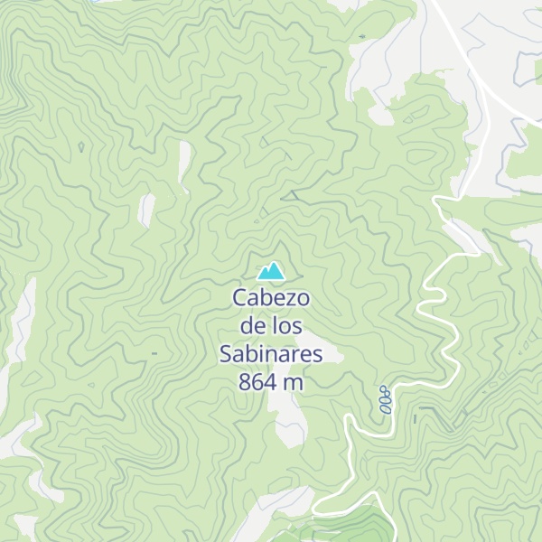 Map of Cabezo de los Sabinares