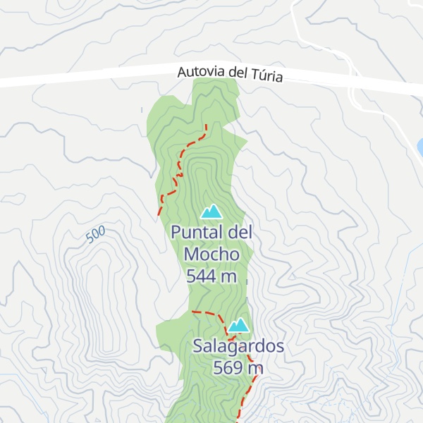 Map of Puntal del Mocho