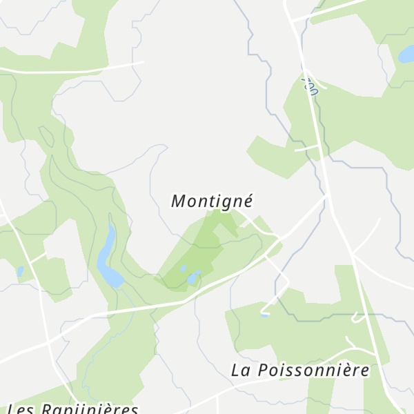 Map of Gîte Le Hameau de Cyprien