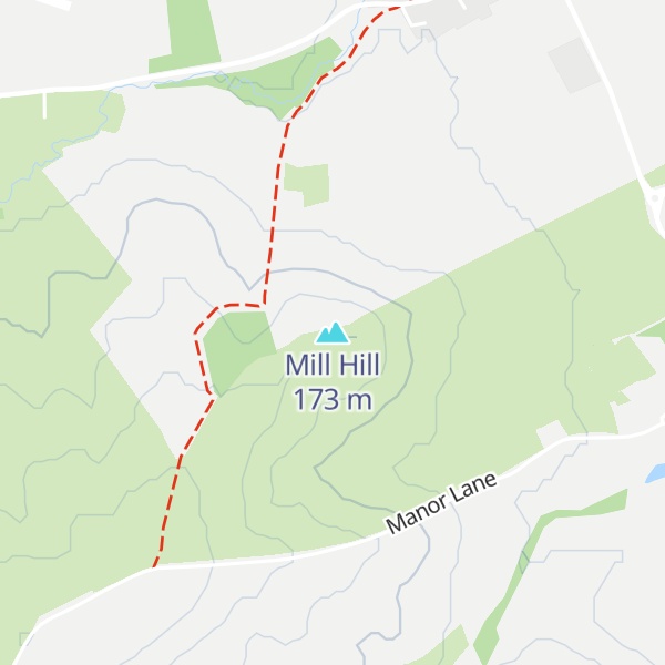 Map of Mill Hill