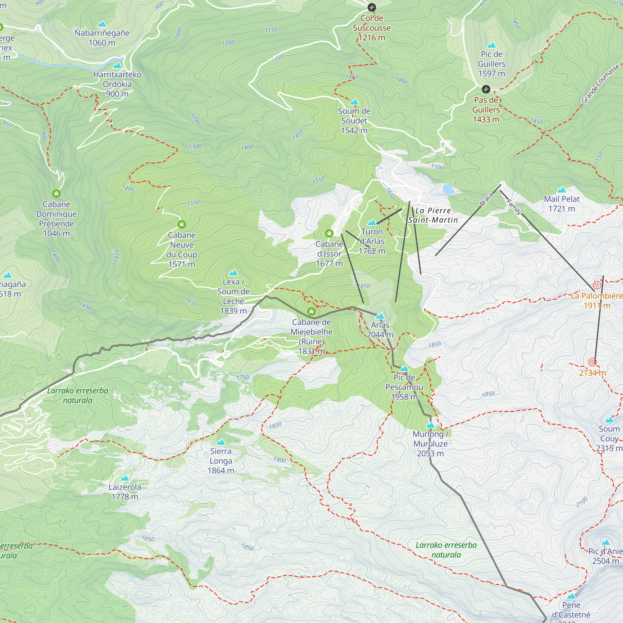 Cabane de Miejebielhe (Ruine) map