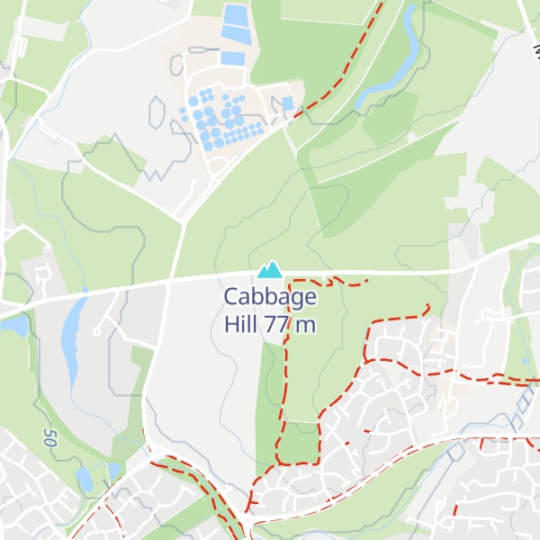Map of Cabbage Hill