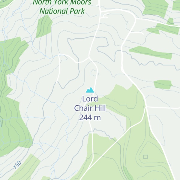 Map of Lord Chair Hill