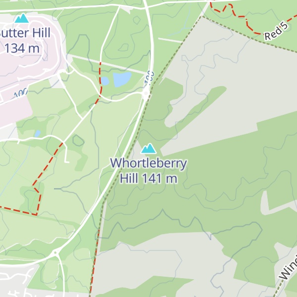 Map of Whortleberry Hill