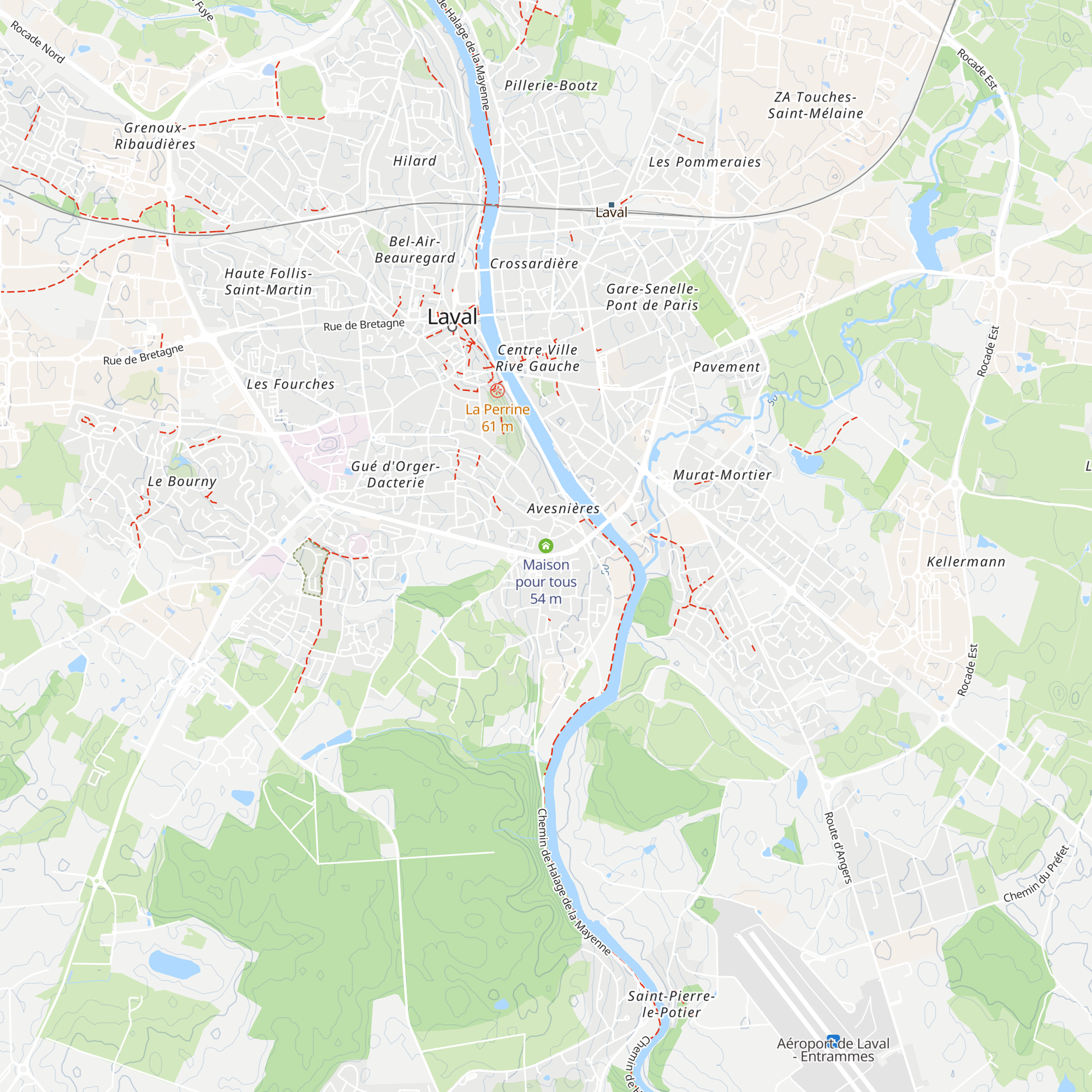 Maison pour tous map