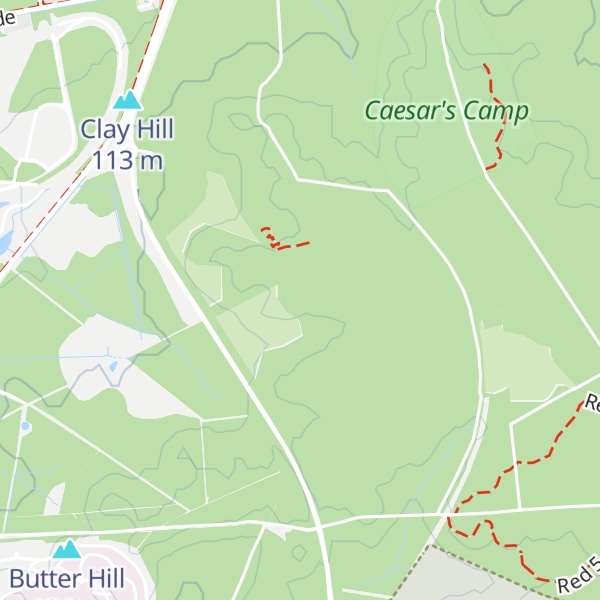 Map of Polhill's Plunge