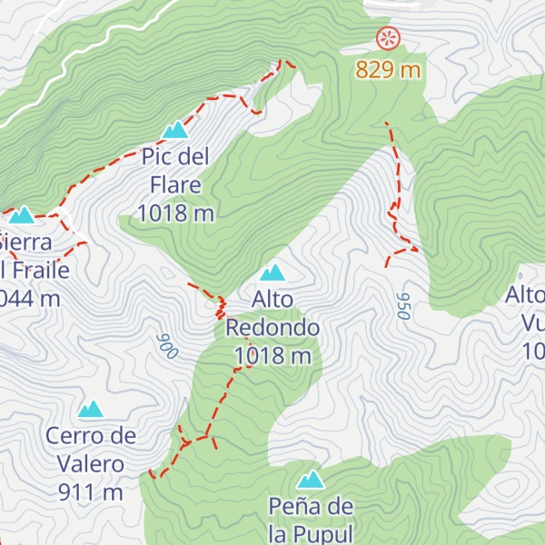 Map of Alto Redondo