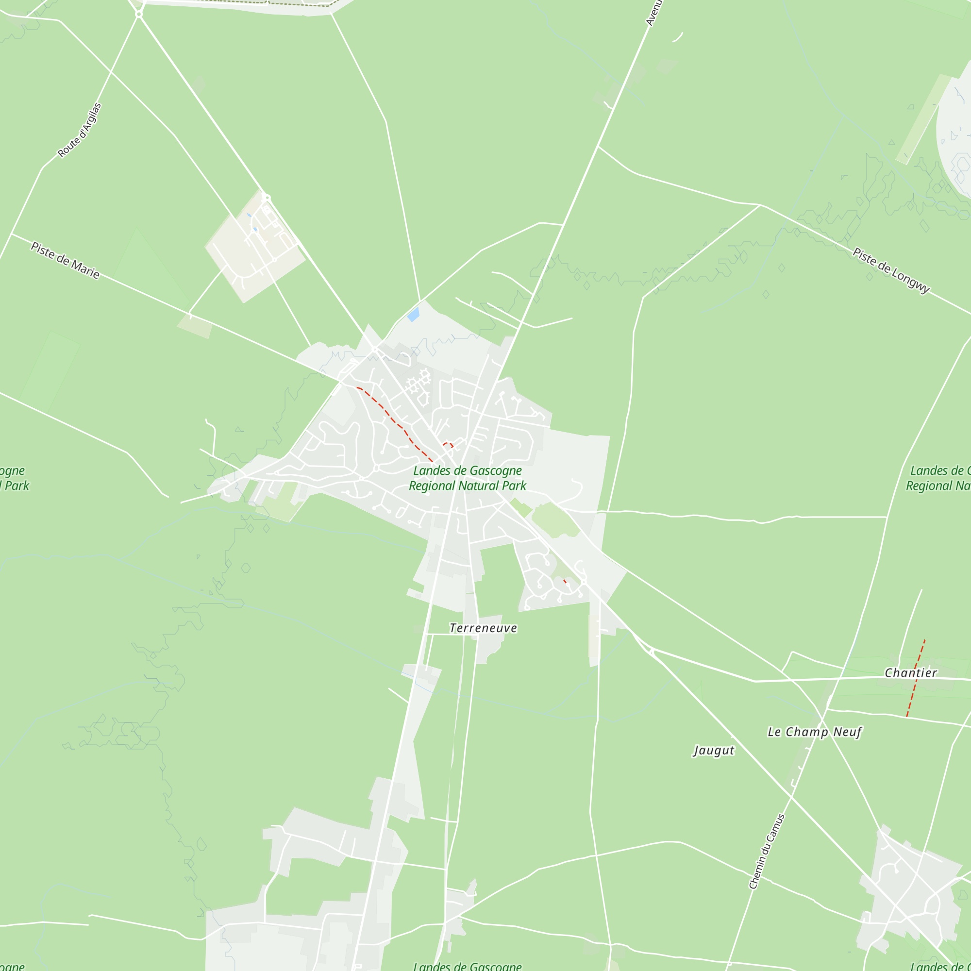 Gîte d'étape de Compostelle map