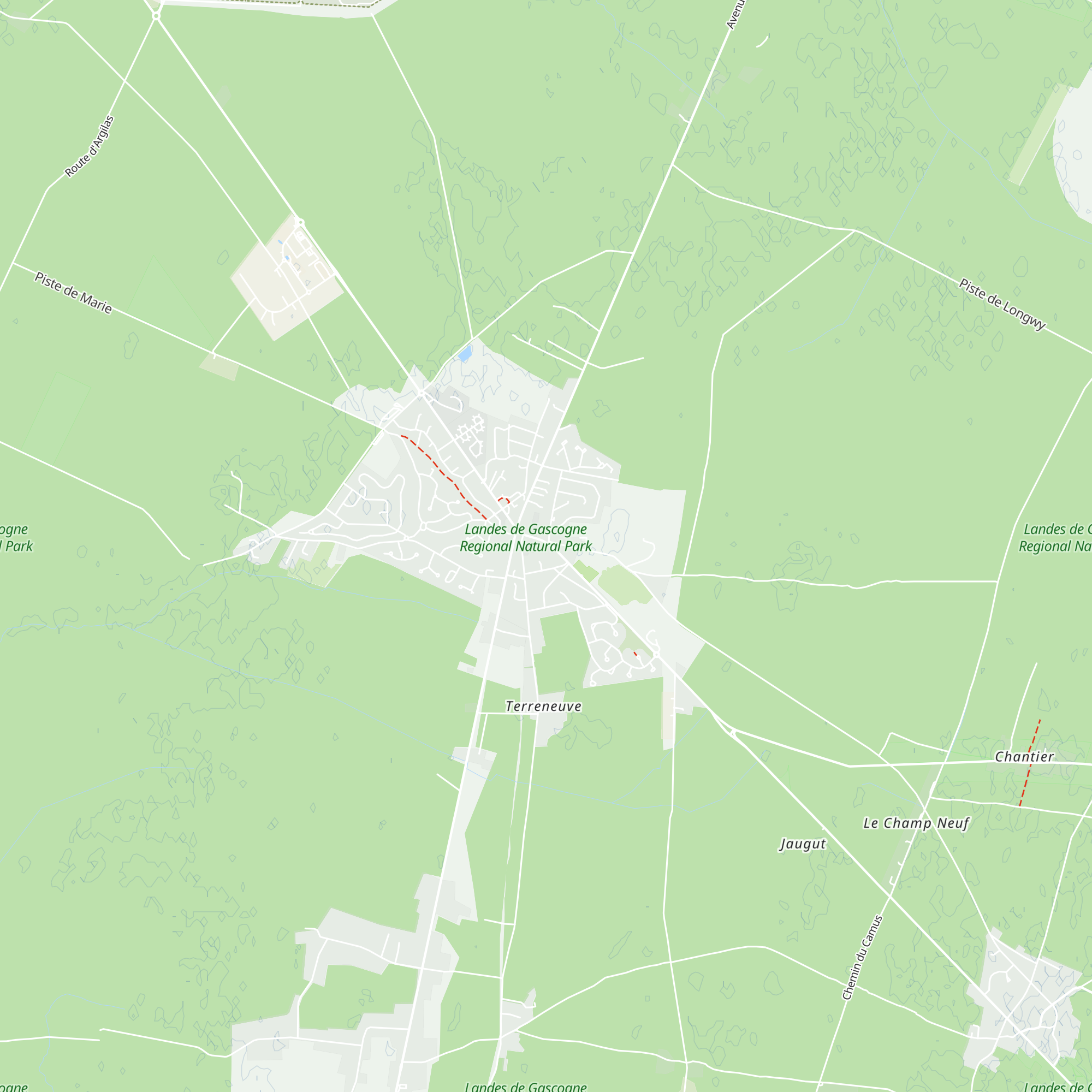 Gîte d'étape de Compostelle map