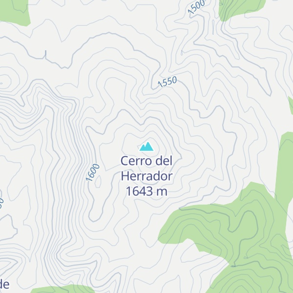 Map of Cerro del Herrador