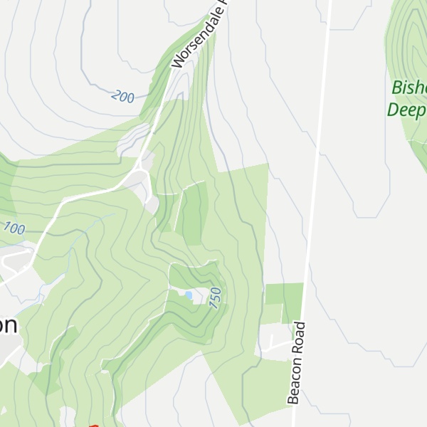 Map of Stonetable Hill