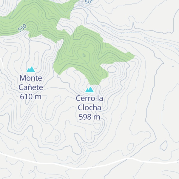 Map of Cerro la Clocha