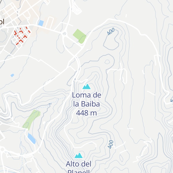 Map of Loma de la Baiba