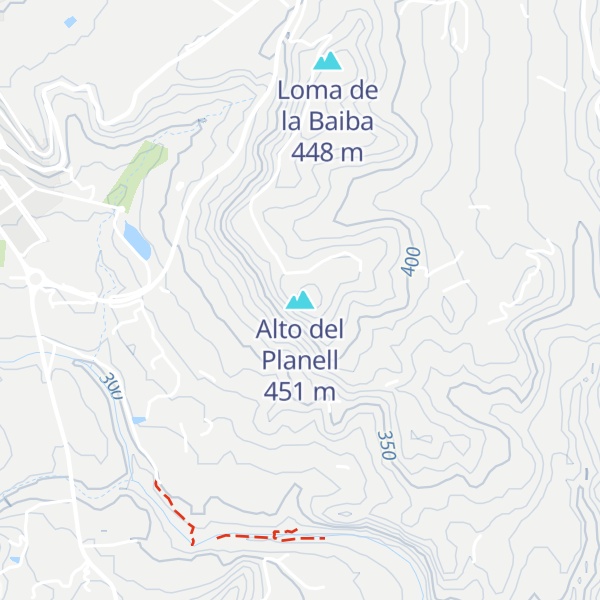 Map of Alto del Planell