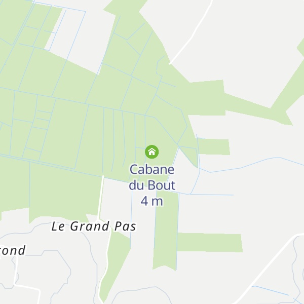 Map of Cabane du Bout