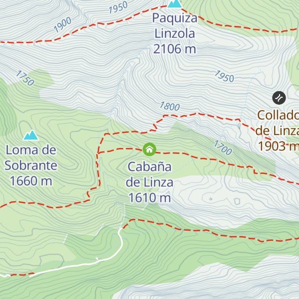 Map of Cabaña de Linza