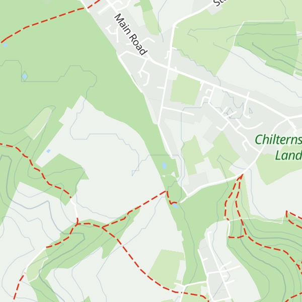 Map of Hunt's Hill