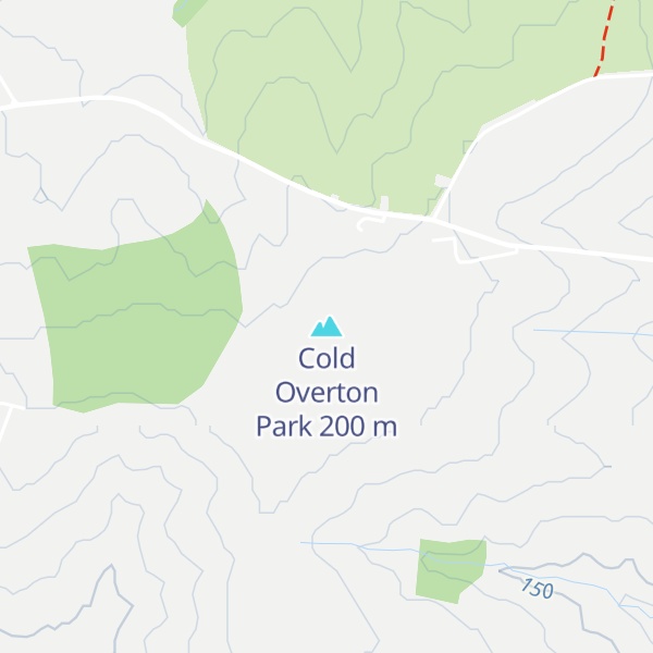 Map of Cold Overton Park