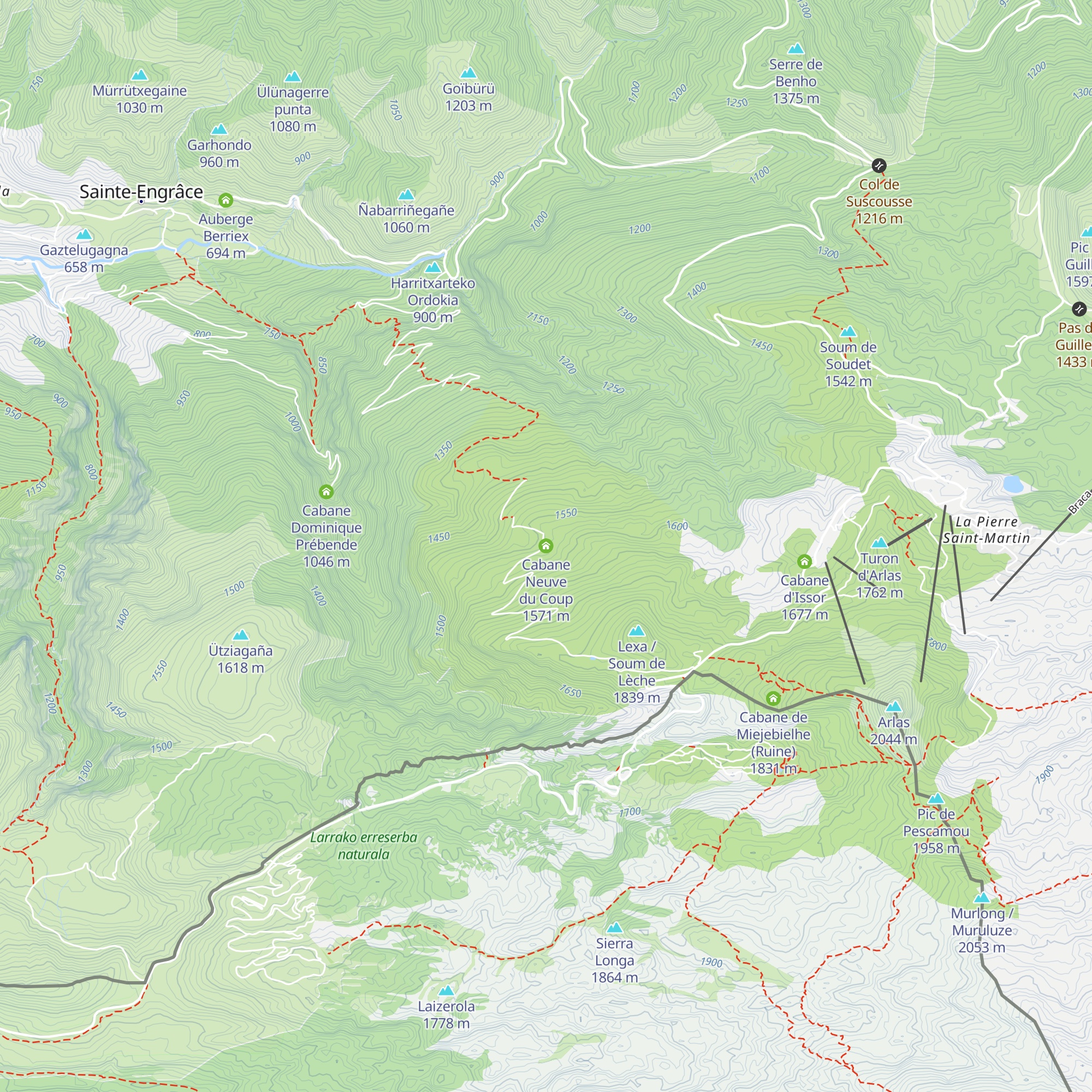 Cabane Neuve du Coup map