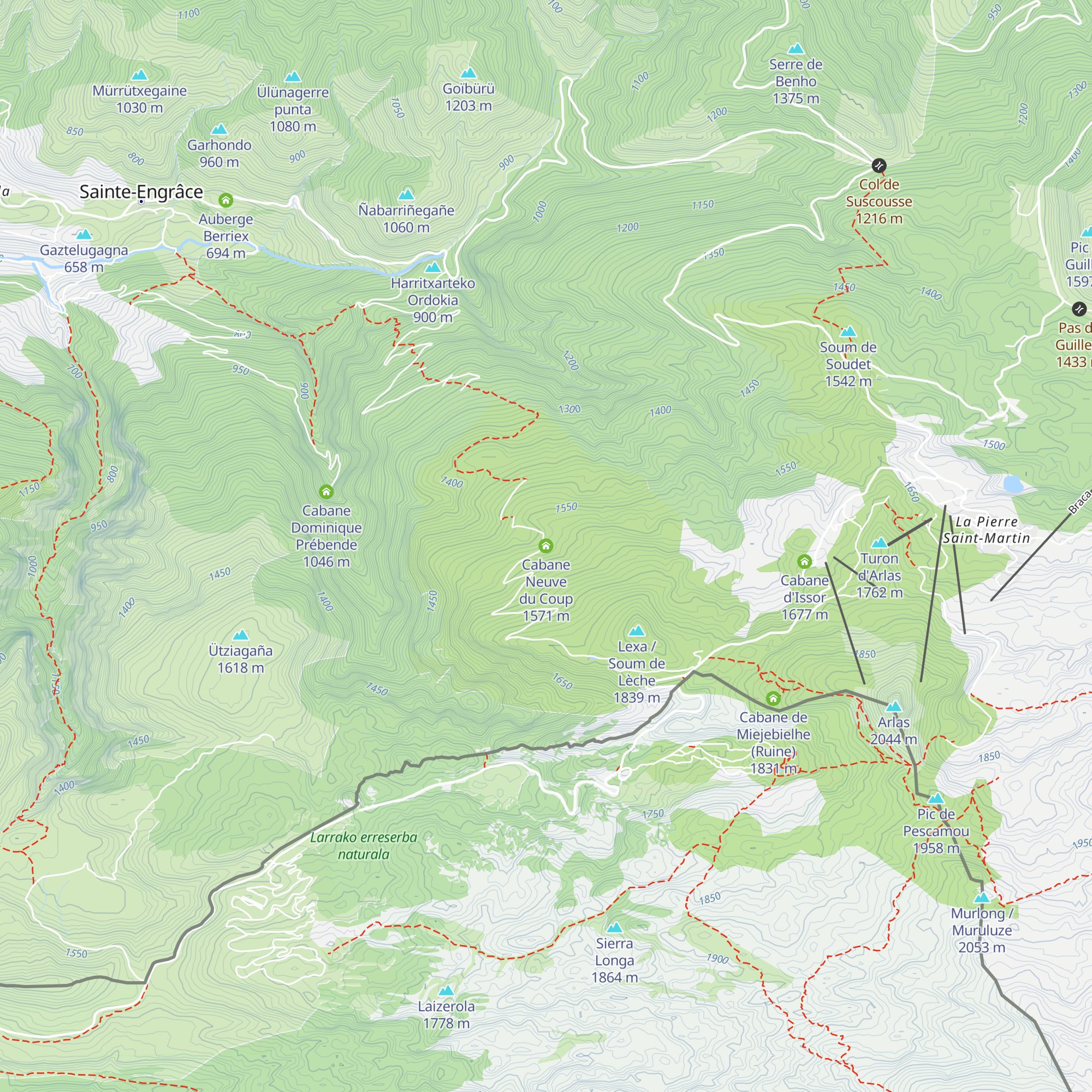 Cabane Neuve du Coup map