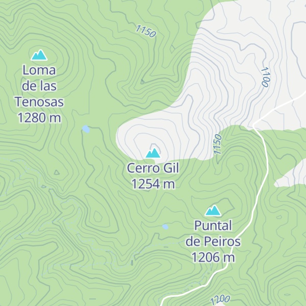 Map of Cerro Gil