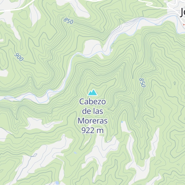 Map of Cabezo de las Moreras