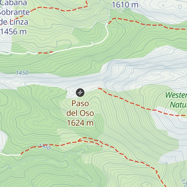 Map of Cabana del Paso del Oso