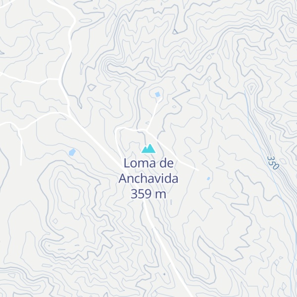 Map of Loma de Anchavida