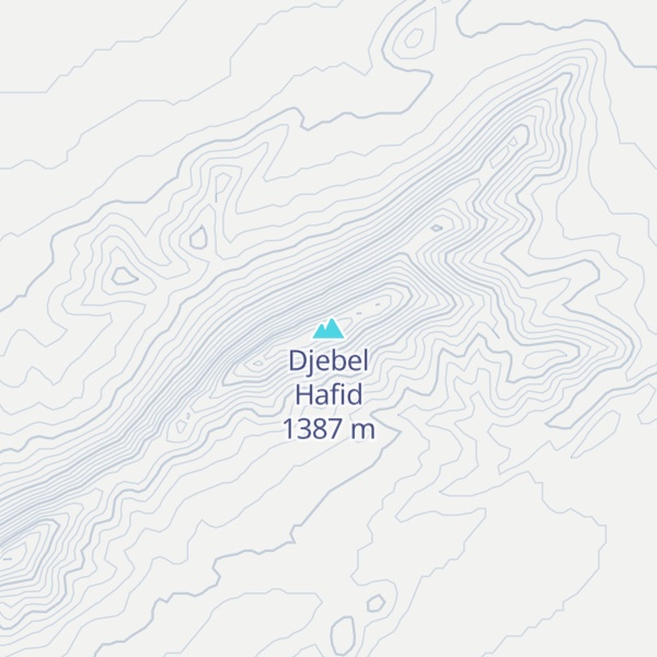 Map of Djebel Hafid