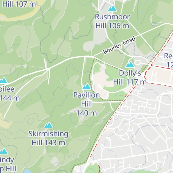 Map of Pavilion Hill